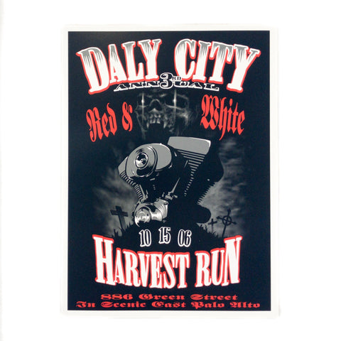 3rd Annual Harvest Run Poster