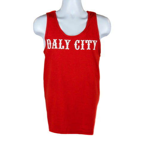 Red Daly City Men's Tank Top