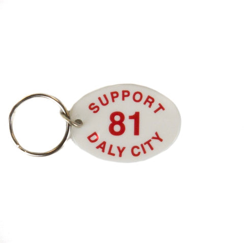 Support 81 Daly City Key Chain