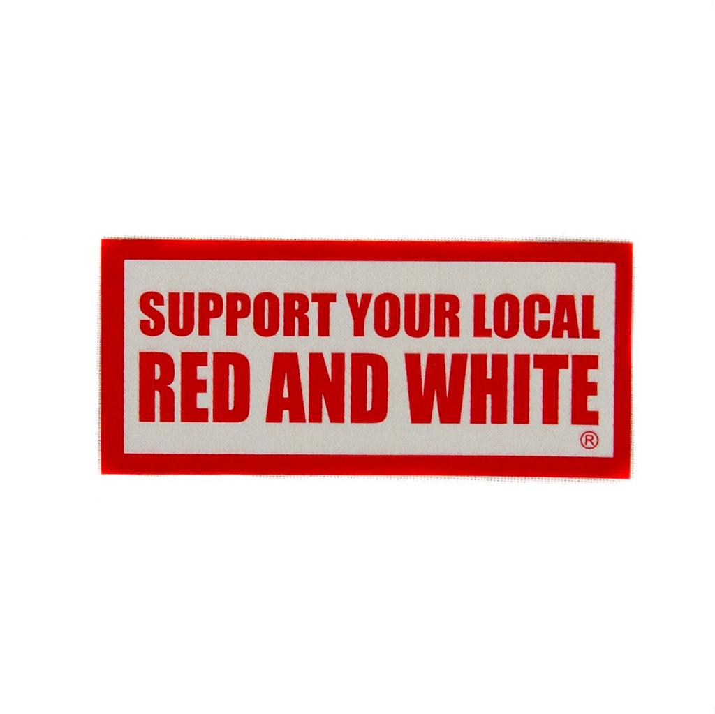 Support Required Sticker Red & White Support Sticker – SYL81.com